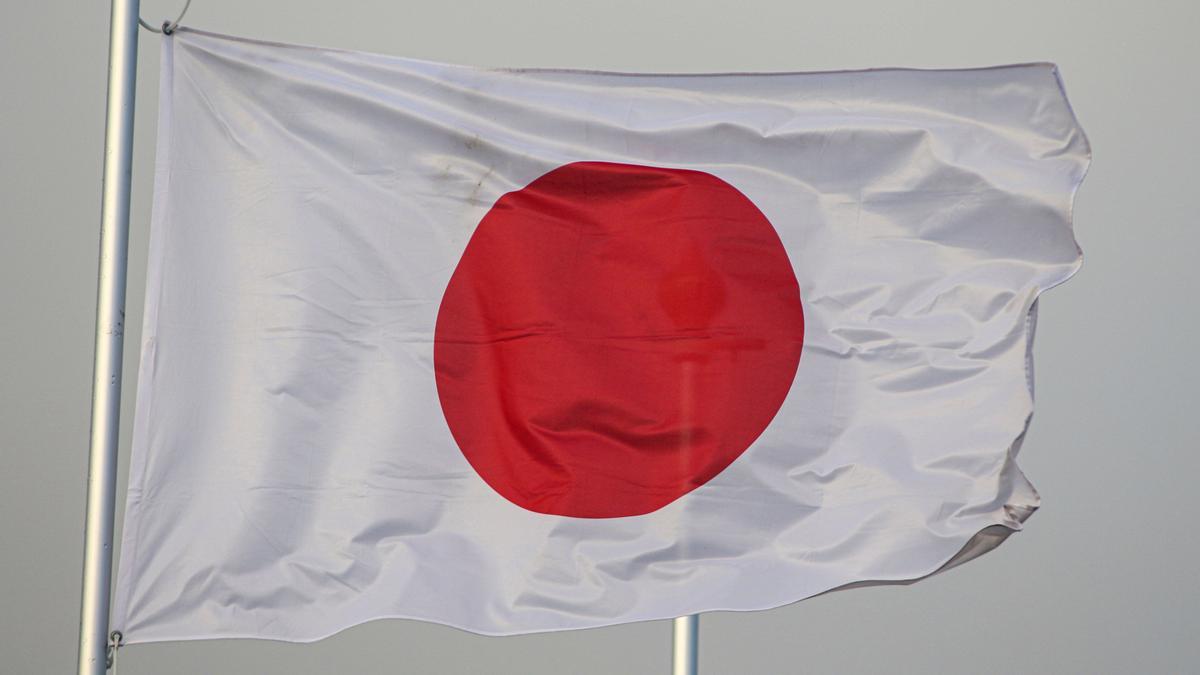 La bandera de Japón.