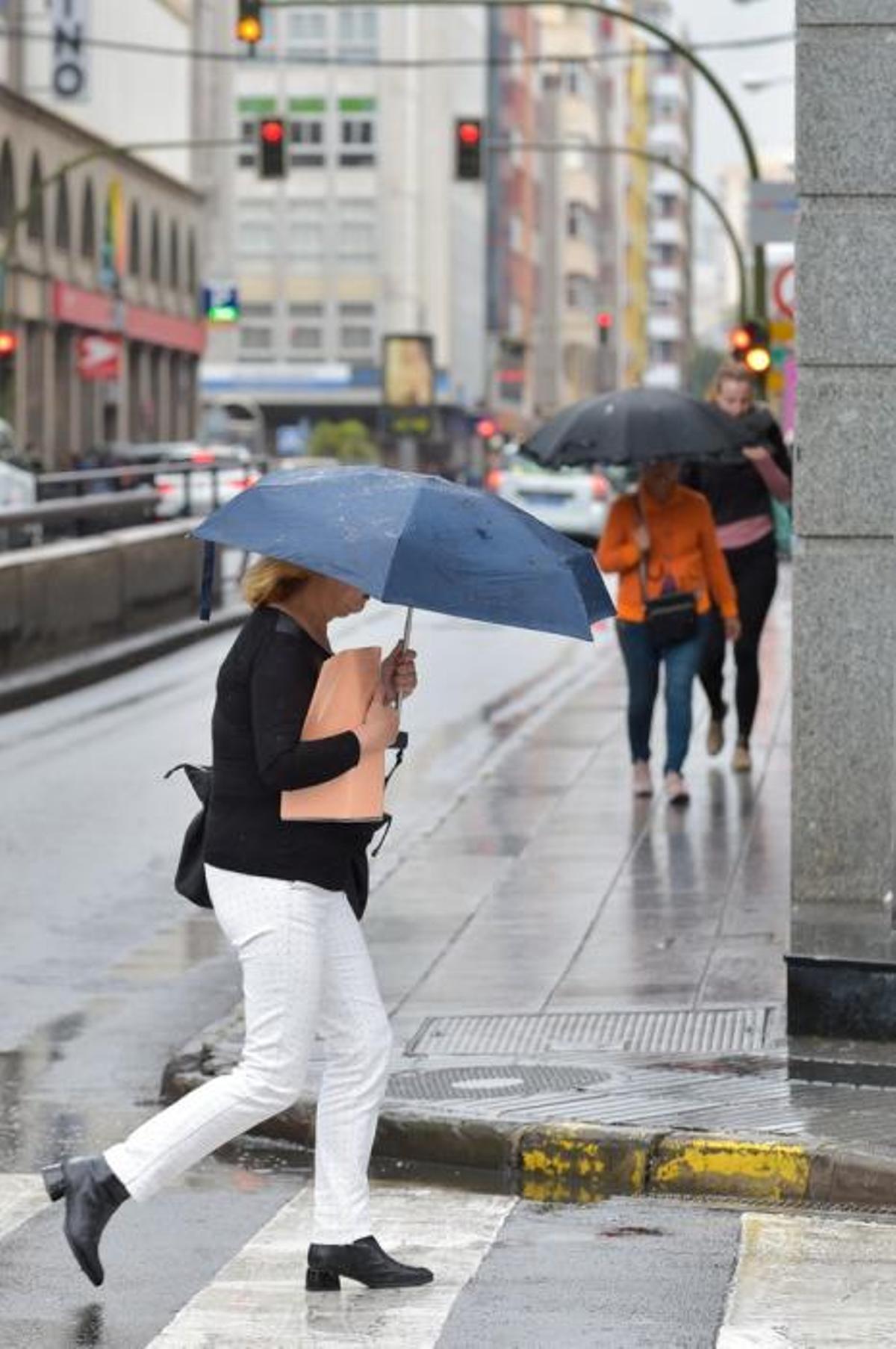 Lluvias en Las Palmas de Gran Canaria