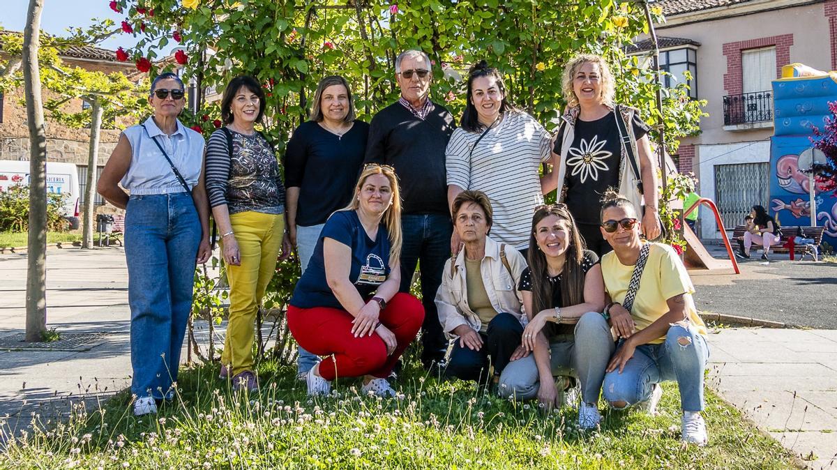 Responsables de la asociación Magius de Tábara.