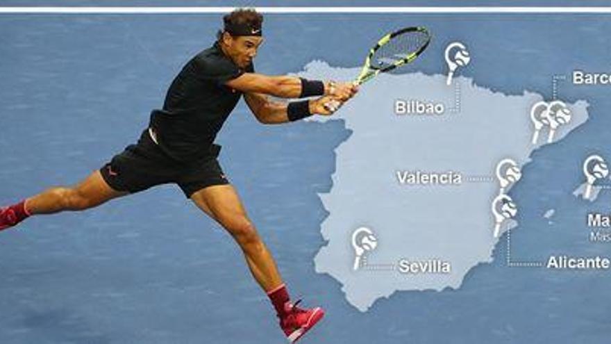 El Rafa Nadal Tour 2021 hará parada en Valencia y Alicante
