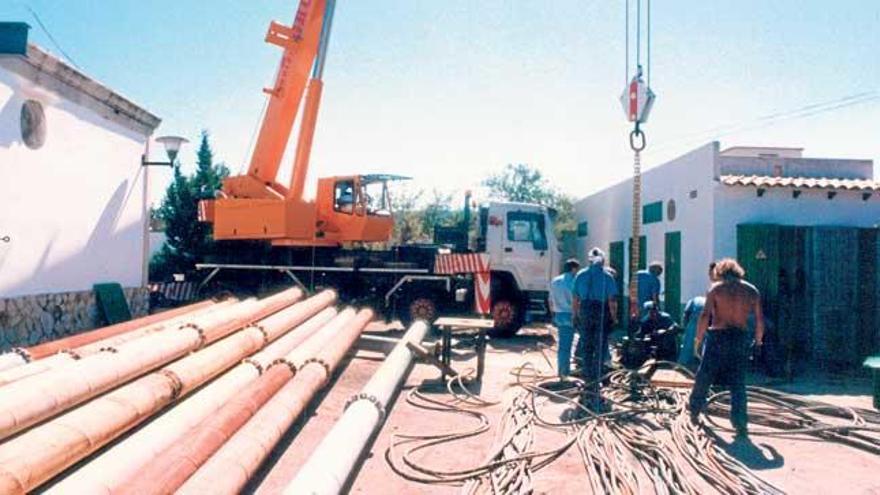 Obras en las instalaciones de s´Estremera, en Bunyola.