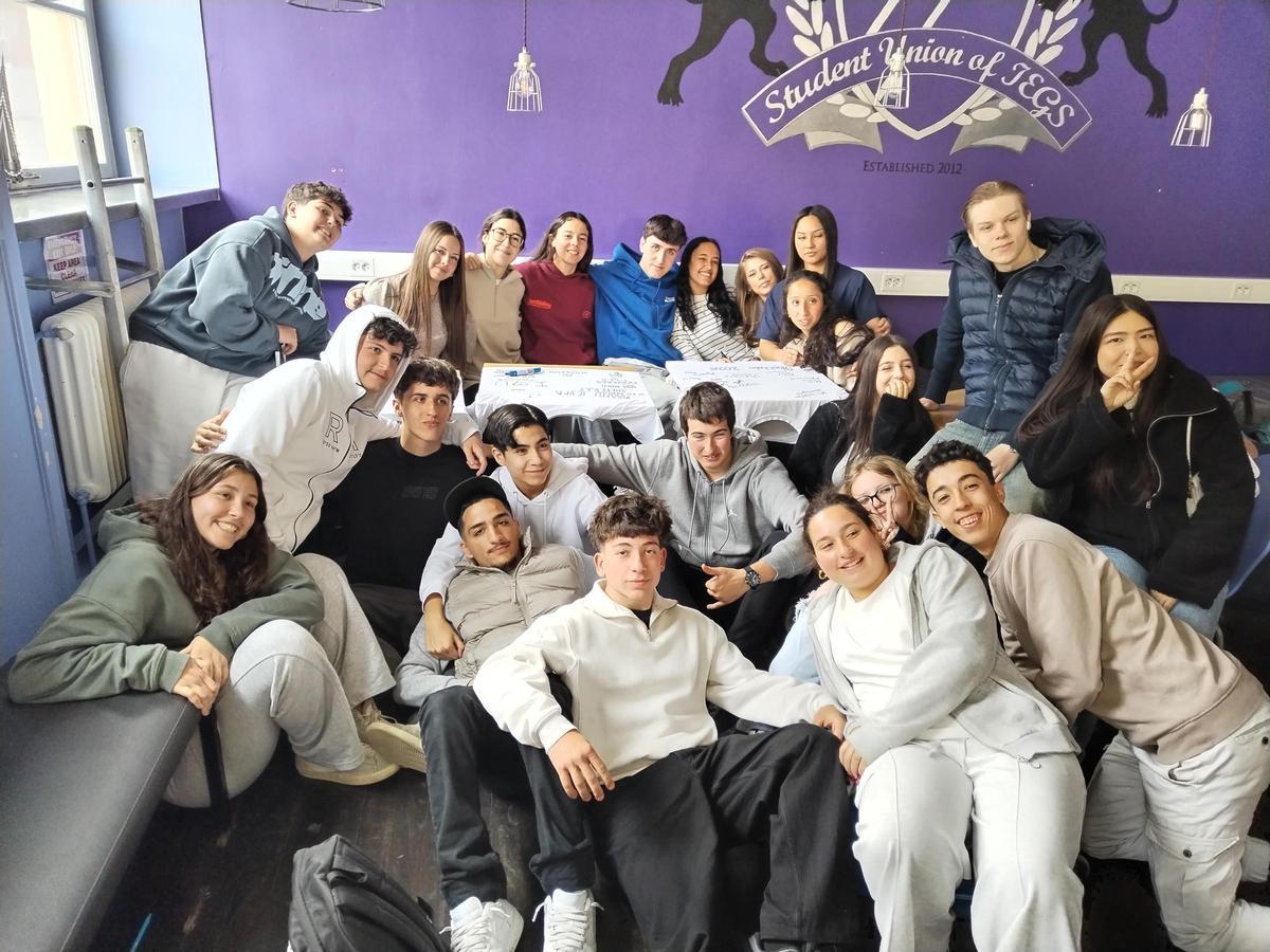 Alumnos del IES La Azucarera de Zaragoza visitan Suecia en un intercambio.