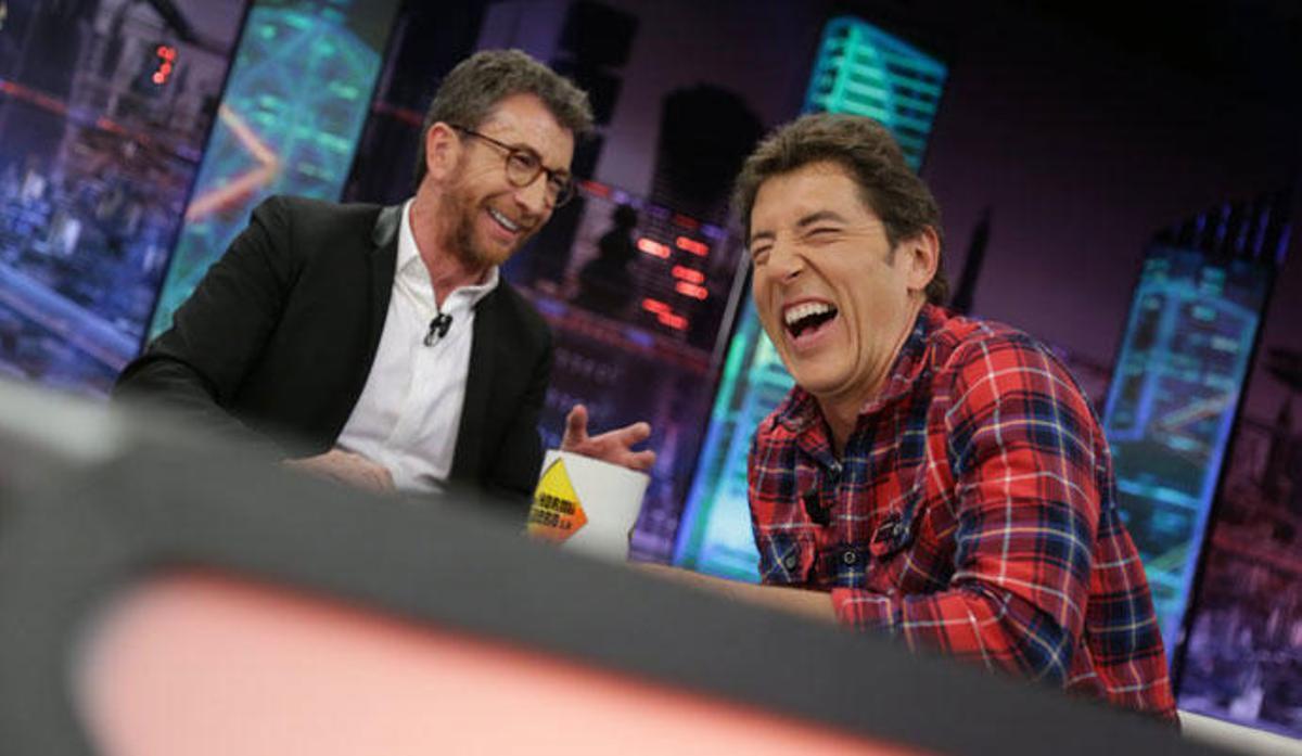 Pablo Motos y Manel Fuentes, en 'El Hormiguero'