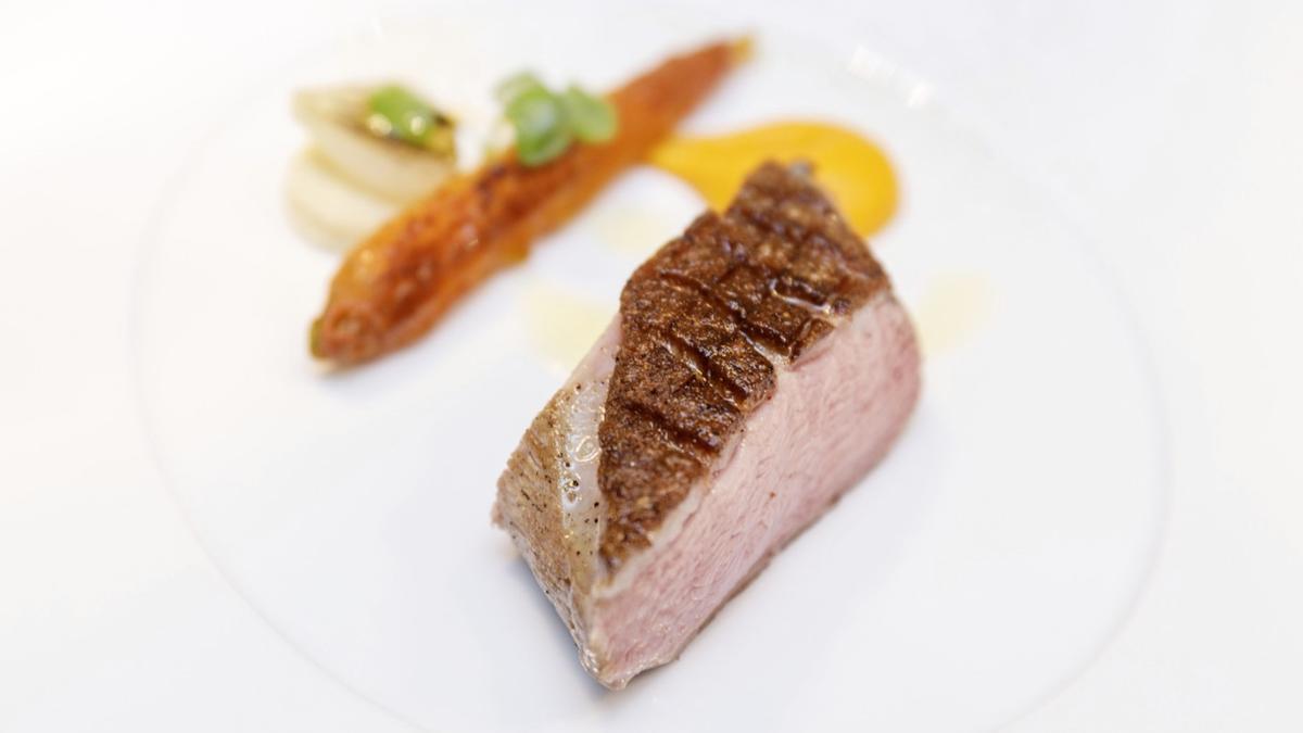 El pato a la naranja de la Tour d'Argent.