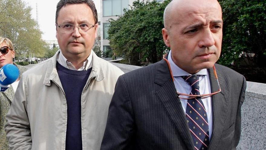 A la derecha, José Vicente Gómez Tejedor, nuevo abogado de Luis Rubiales
