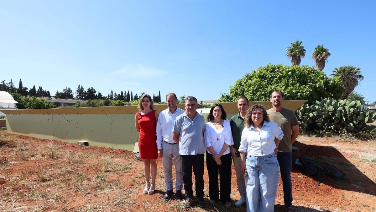 Refugio de lagartijas en Can Marines en Ibiza