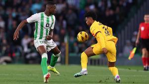 Luiz Henrique jugando contra el Barça en la última jornada de Liga