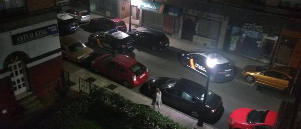 Trifulca en la calle Marqués de Urquijo