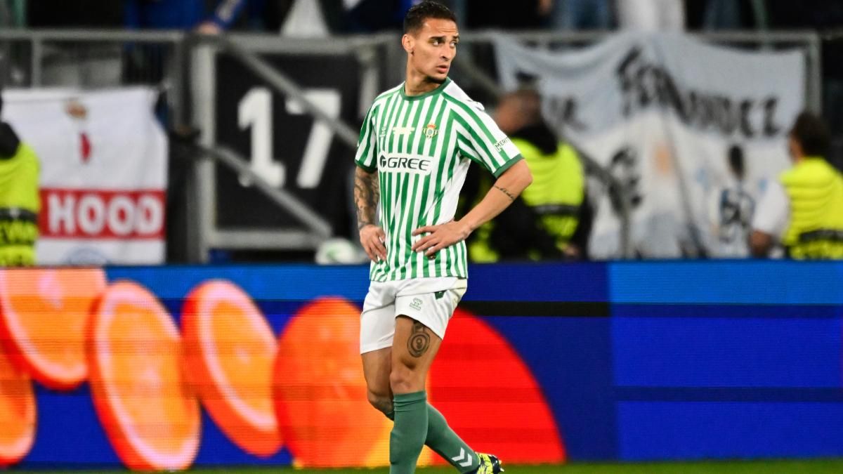 Antony, durante el duelo contra el Chelsea
