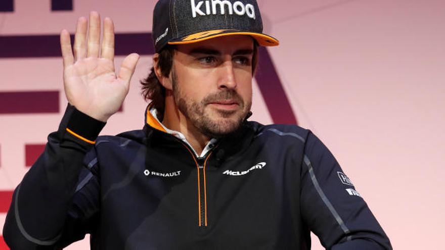 Alonso participó este martes en el Mobile World Congress de Barcelona.