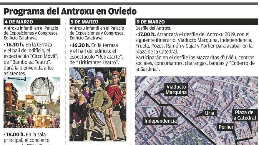 Oviedo dedica al cine su Antroxu, que incluye un concierto de rock y 15.450 euros en premios