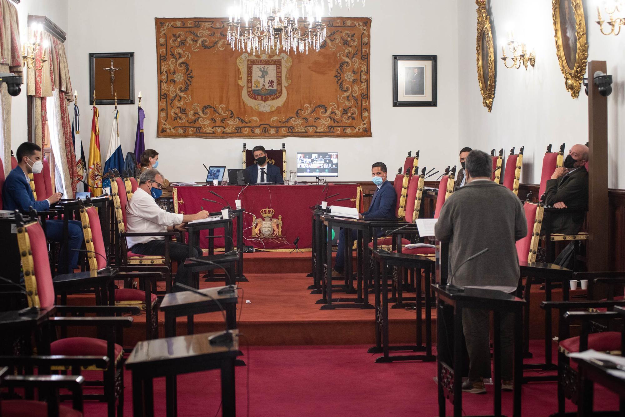 Pleno del Ayuntamiento de La Laguna correspondiente al mes de abril