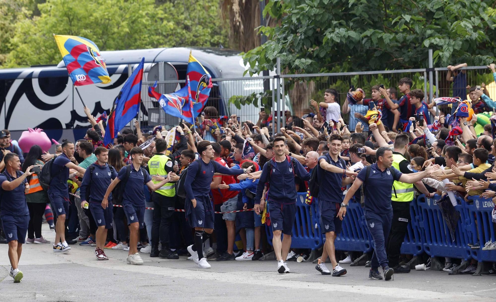 Recepción al Levante antes de enfrentarse al Albacete