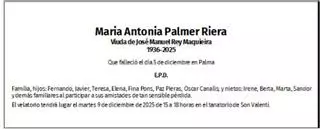 Maria Antonia Palmer Riera