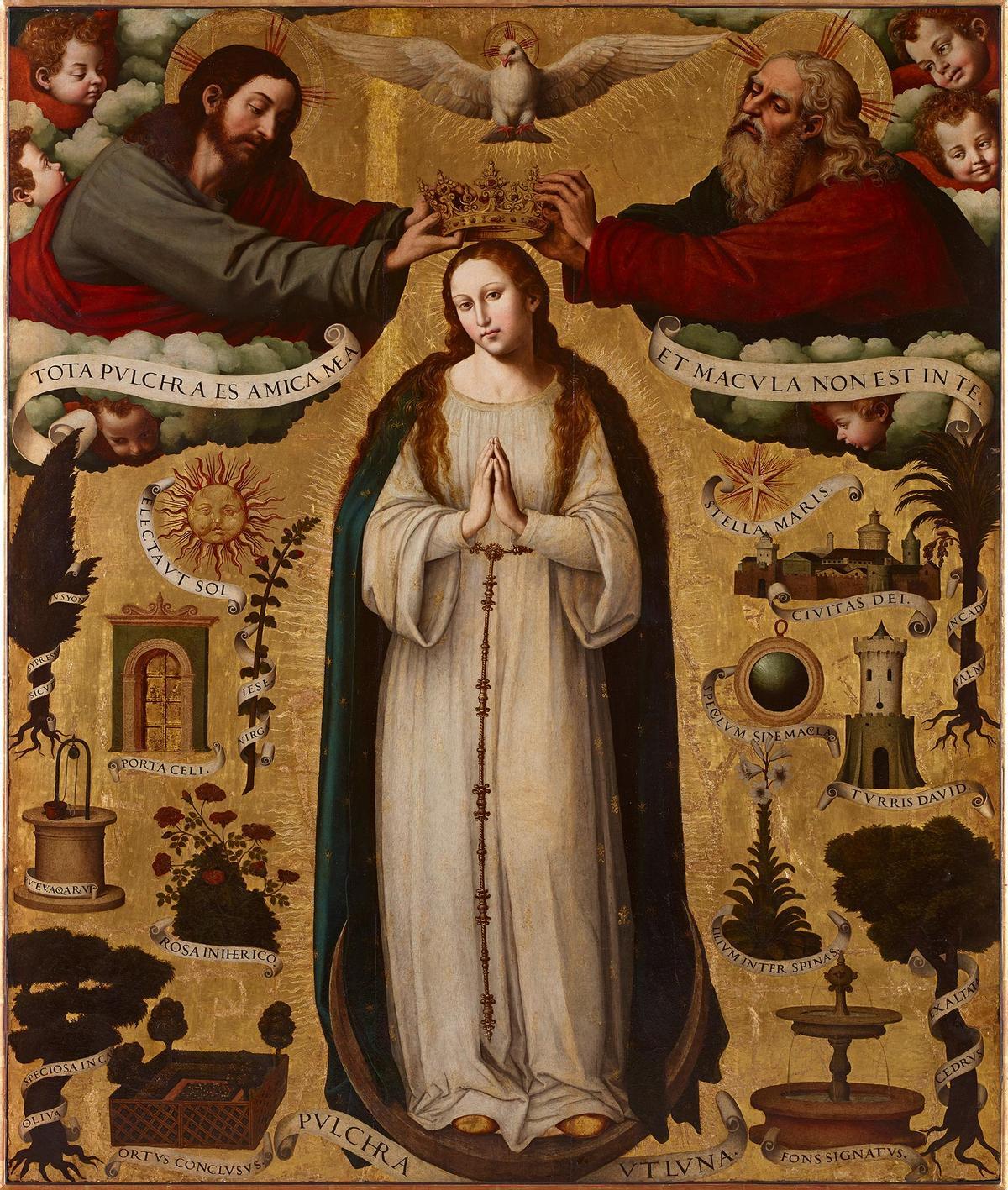 La 'Inmaculada Concepción' de Joan de Joanes de la colección del Banco Santander.