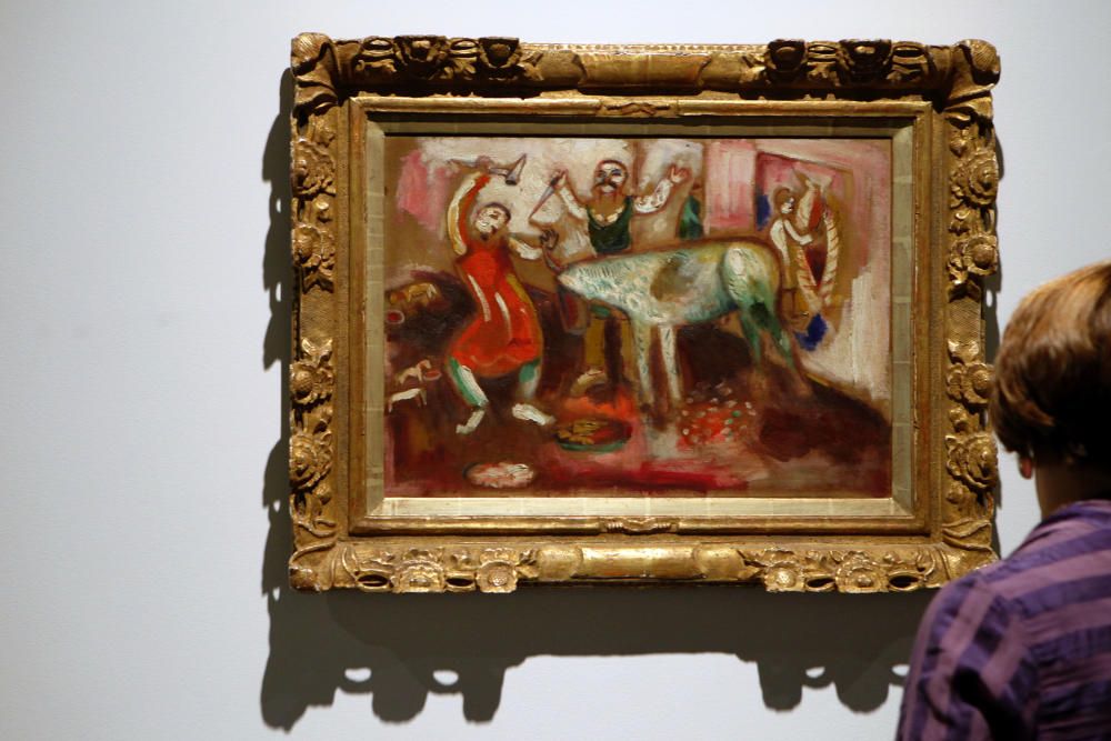 La muestra, ''Chagall y sus contemporáneos rusos'' permanecerá hasta el 29 de enero del año próximo en las salas de Tabacalera.