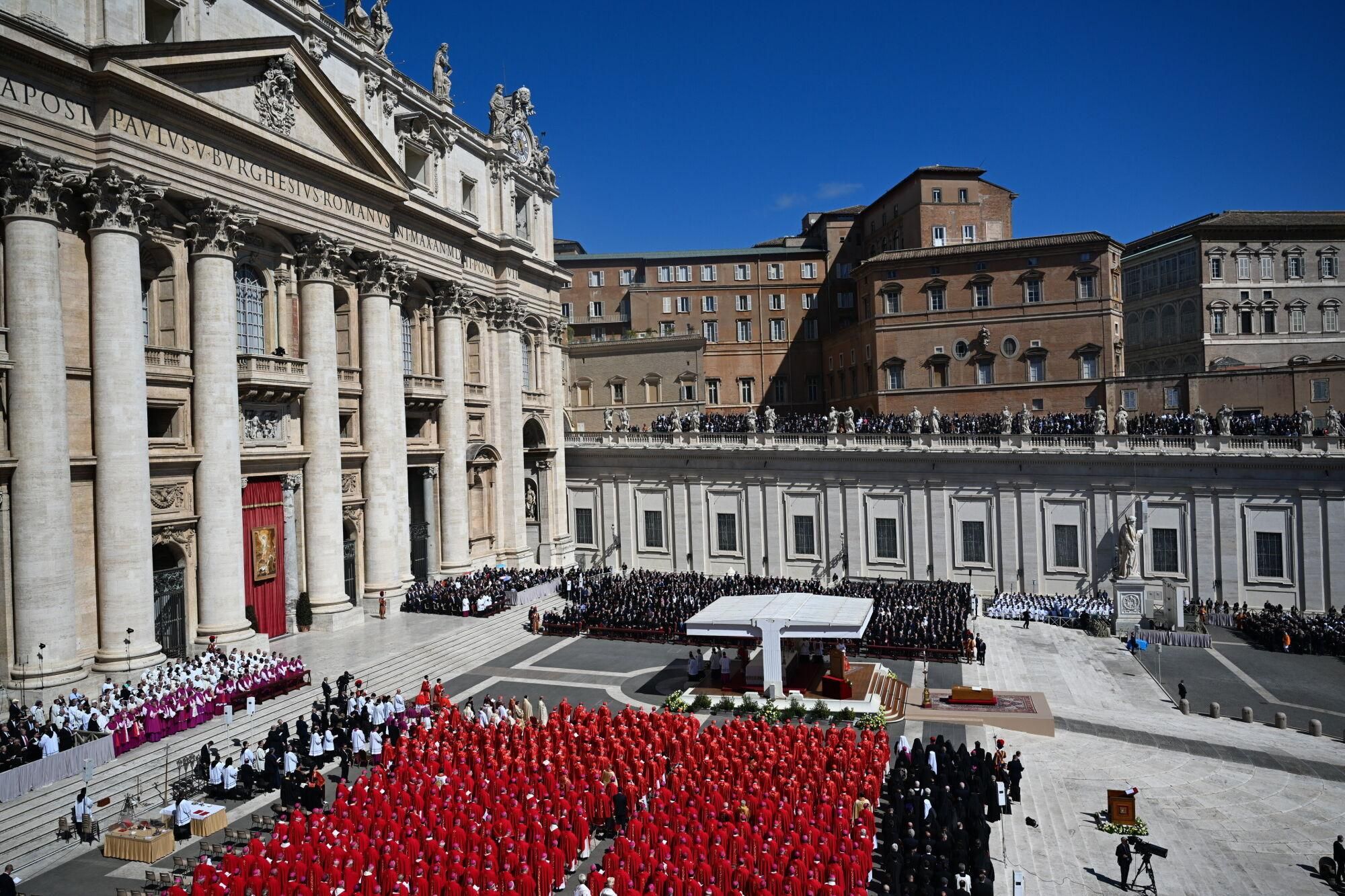 El funeral del papa Francesc, en imatges