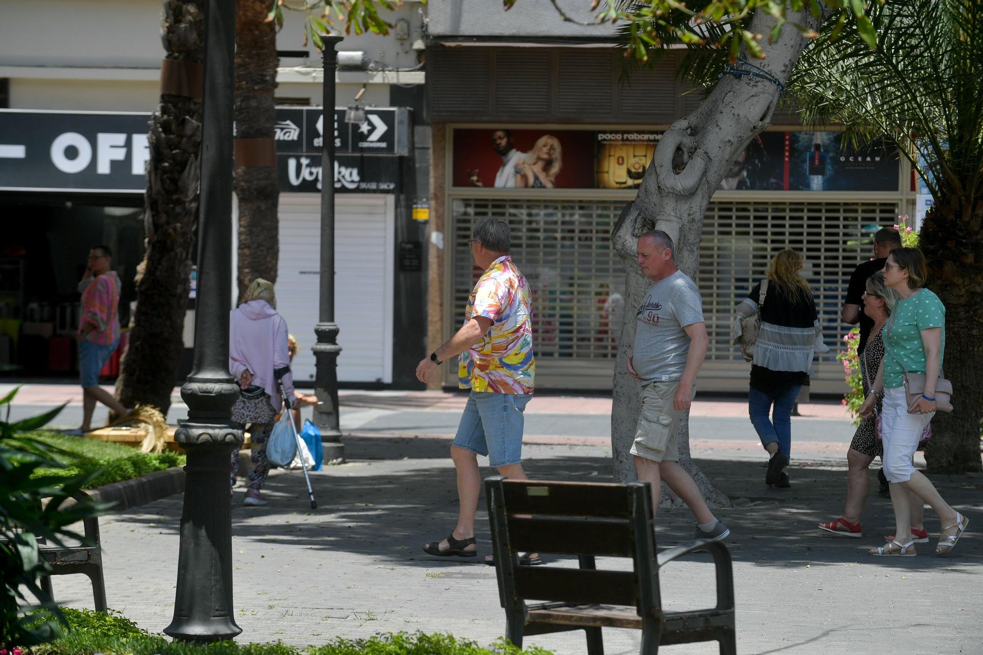 Turistas en Las Palmas de Gran Canaria