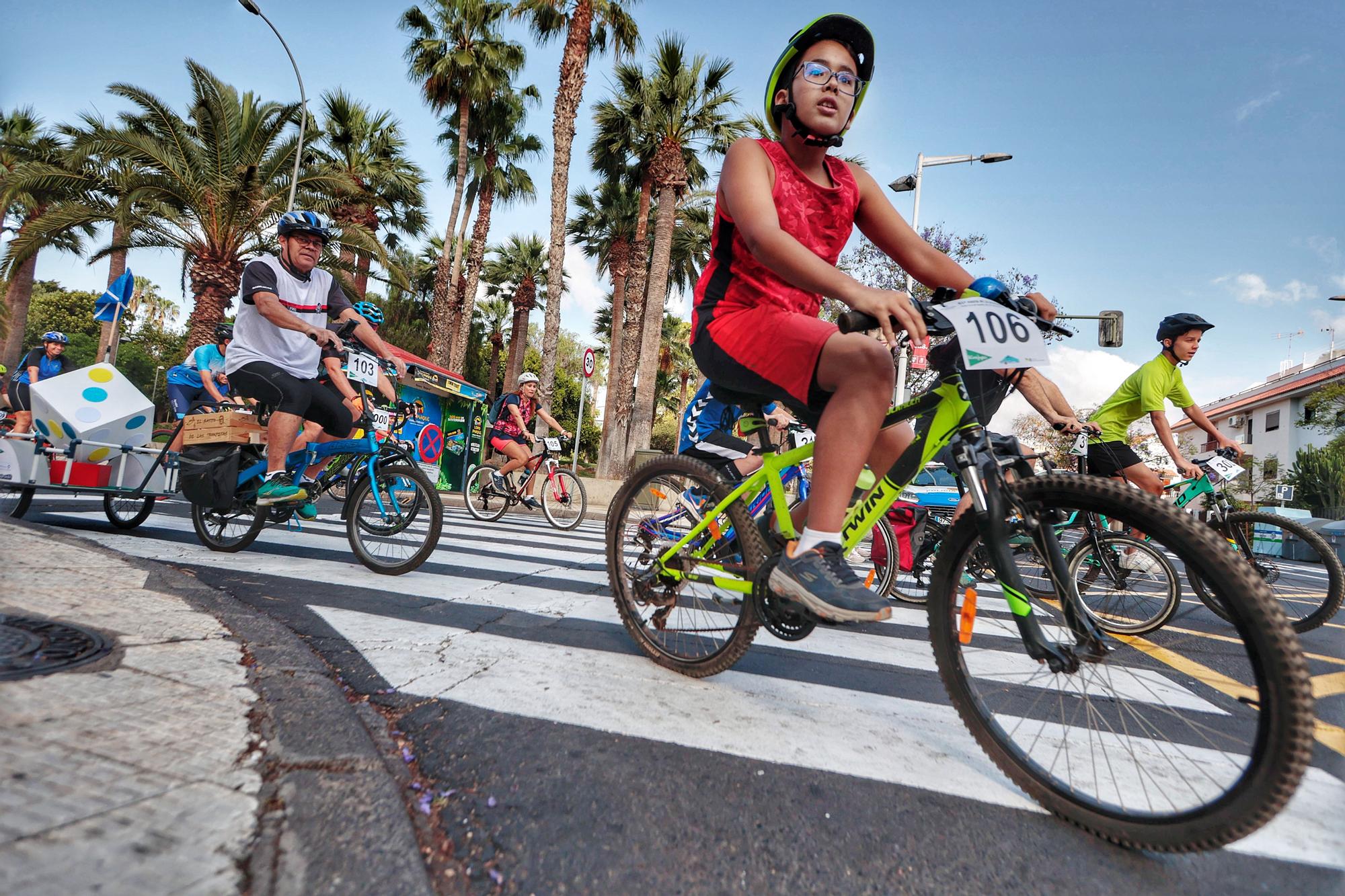 Fiesta de la bicicleta en Santa Cruz de Tenerife