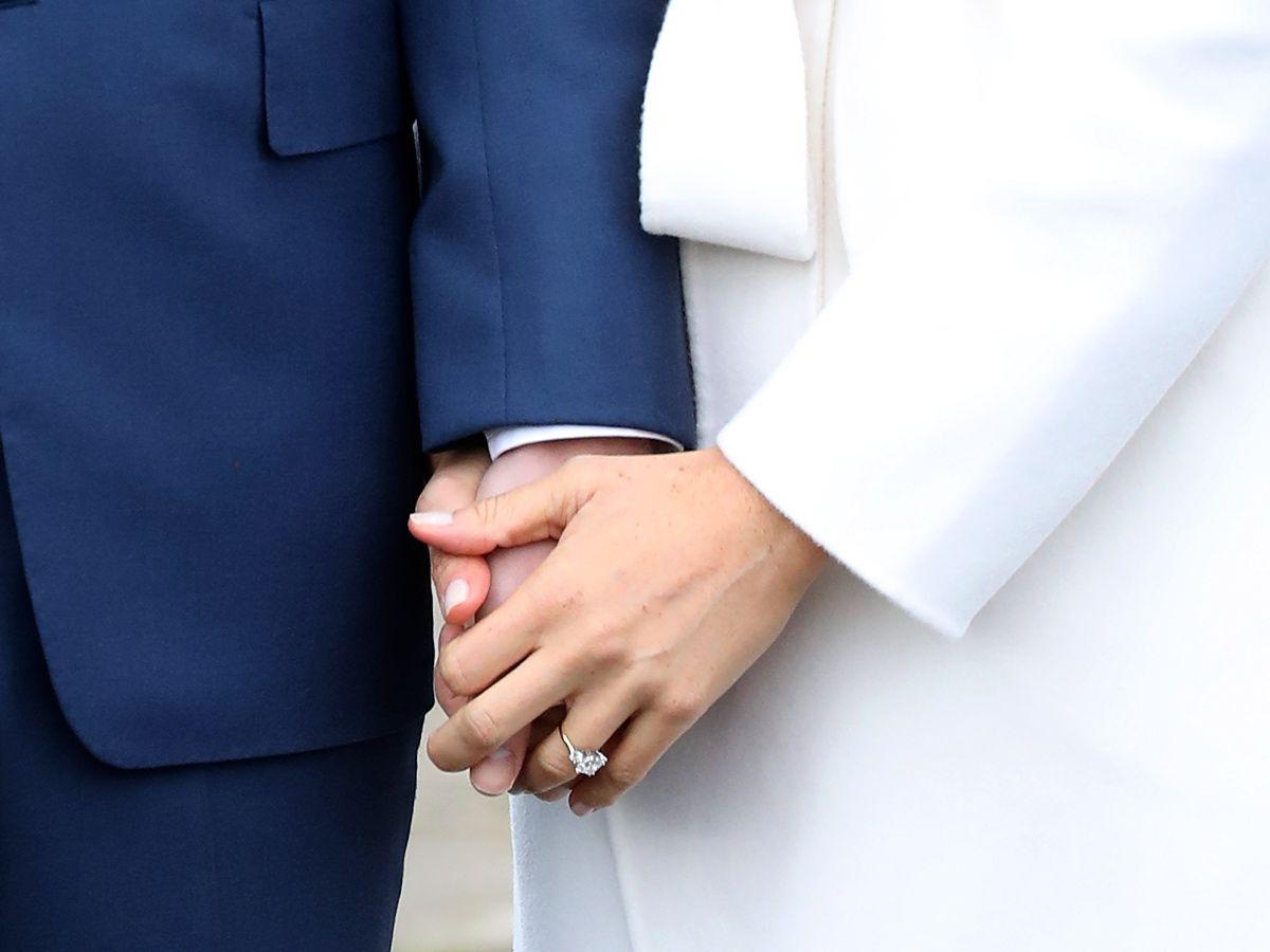 Anuncio de comrpomiso del príncipe Harry y Meghan Markle: detalle del anillo