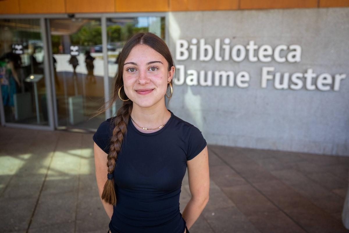 Berta, alumna del Bachillerato Biosanitario.