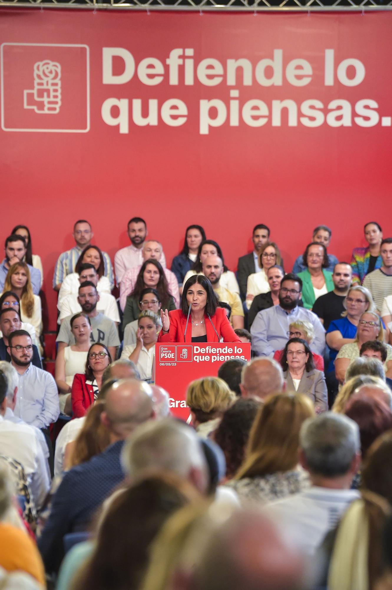 Mitin de Pedro Sánchez en Gran Canaria