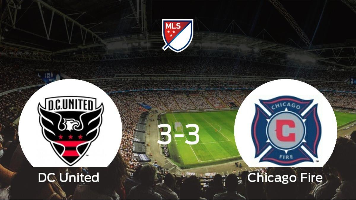 El Chicago Fire saca un punto al DC United a domicilio 3-3