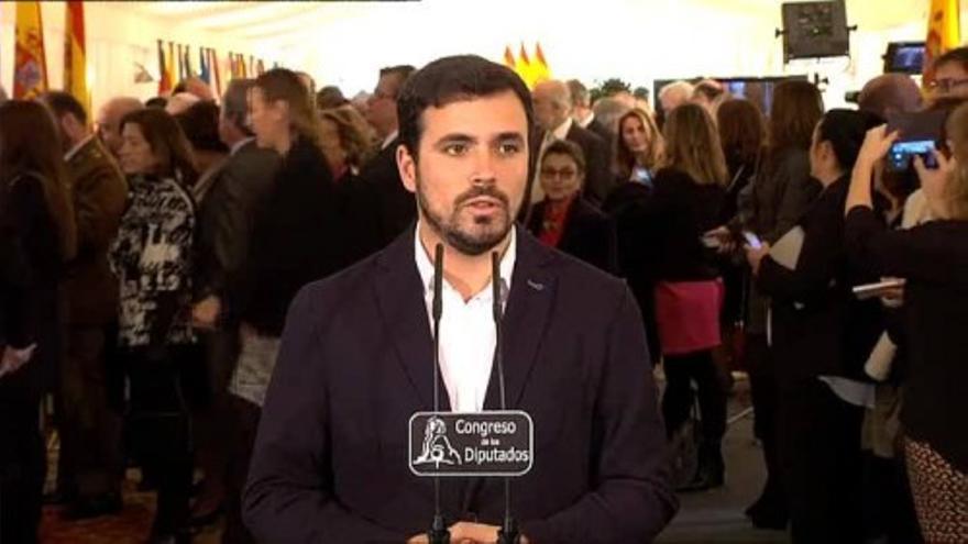 Garzón reclama una nueva Constitución para enero de 2018