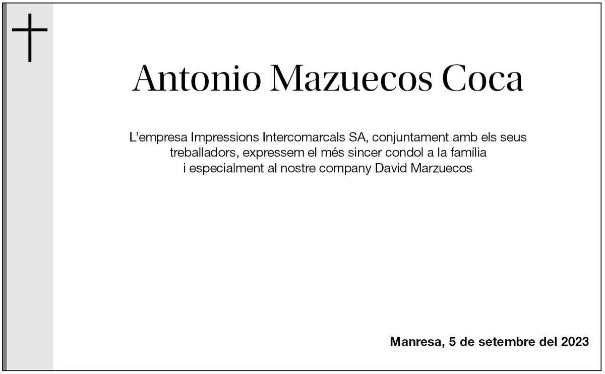 Antonio Mazuecos Coca