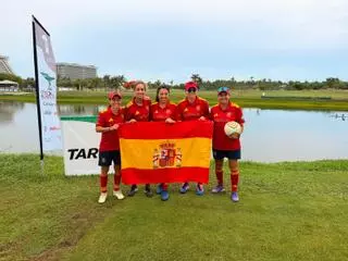 La viguesa Sila Bartomeu, segunda en el Campeonato del Mundo de footgolf