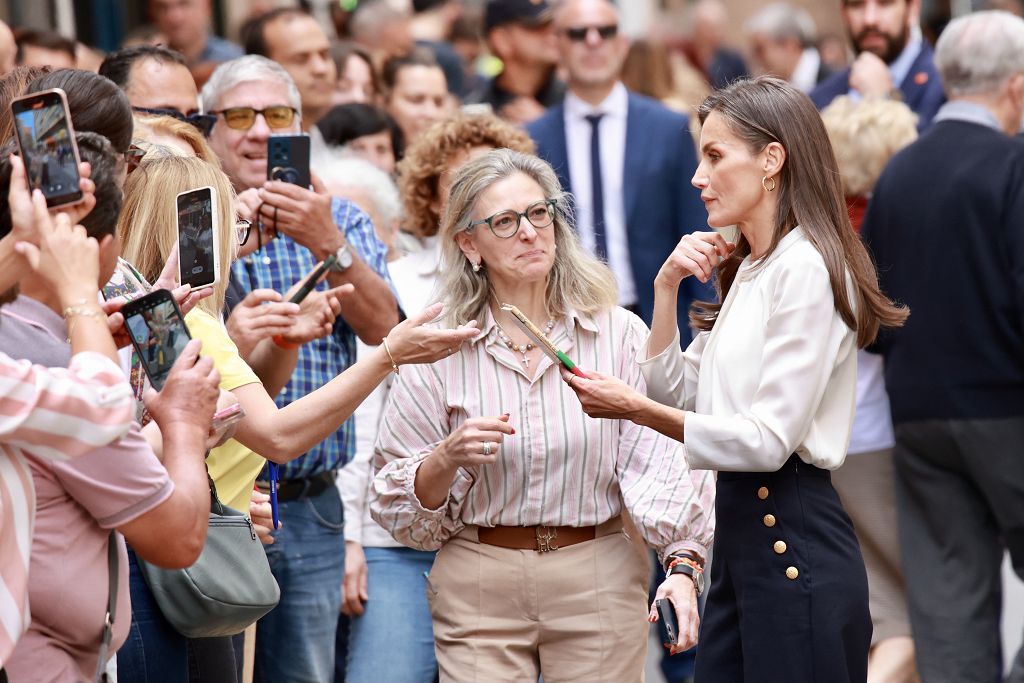 Las imágenes de la reina Letizia en el acto en Murcia por el Día Mundial de la Cruz Roja