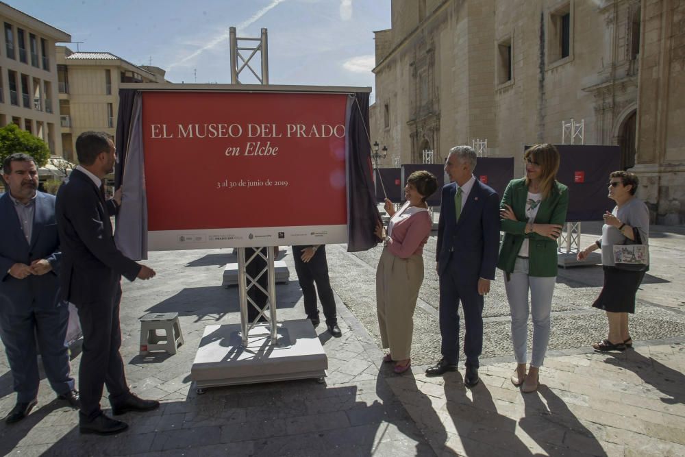 Obras del Museo del Prado en las calles de Elche