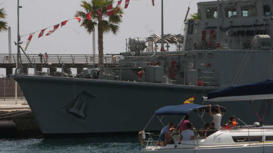 La flota de la OTAN hace escala en Alicante