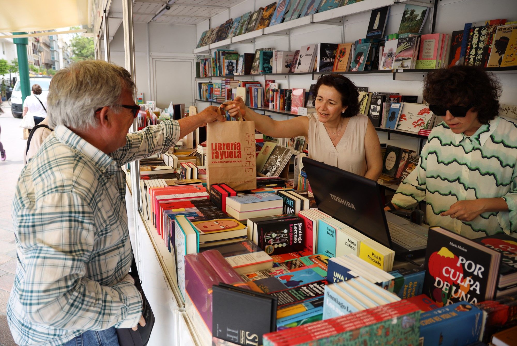 Inaugurada del Feria del Libro de Málaga 2023 en la plaza de La Marina