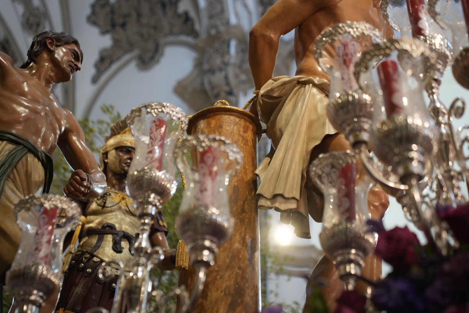 Nuestro Padre Jesús de la Columna de Lucena ya está en la iglesia San Francisco