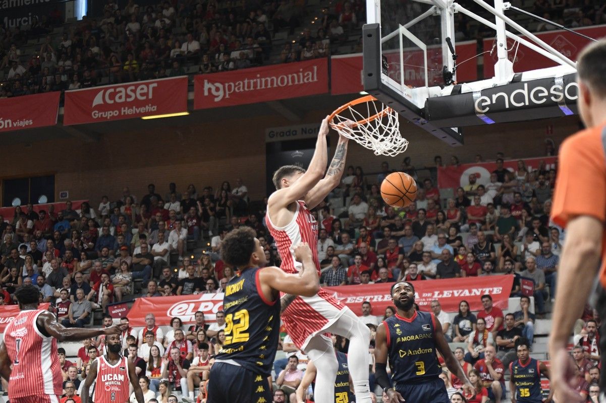 La aplastante victoria del UCAM Murcia ante el Andorra, en imágenes