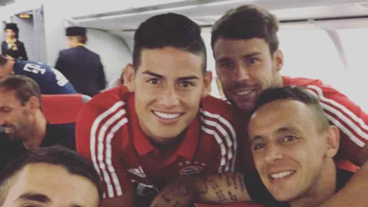 James Rodríguez viaja hacia la China