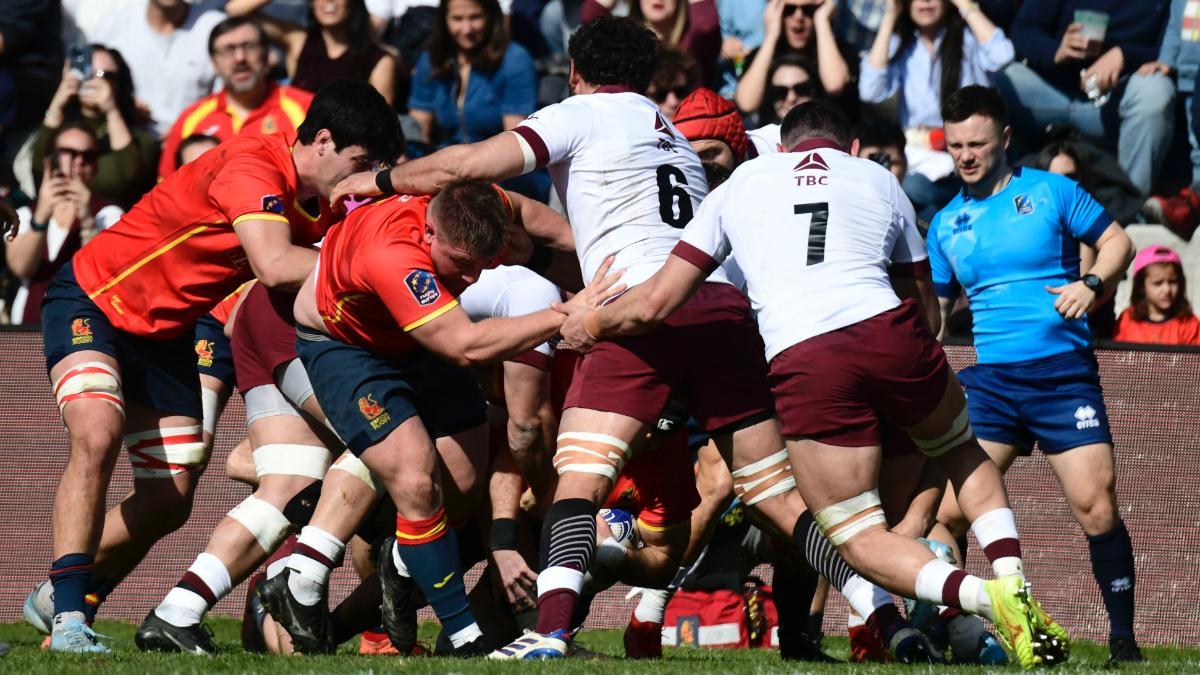 España no pudo frenar el rugby total georgiano
