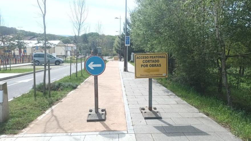 Comienzan los trabajos preliminares de la construcción del tanque de tormentas de Lalín