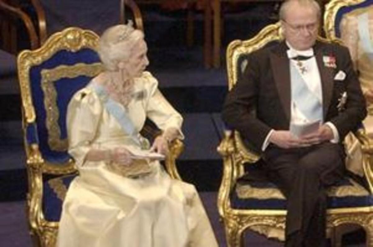 Una imatge d’arxiu de la princesa Lilian al costat del rei Carles Gustau de Suècia. Una imatge d’arxiu de la princesa Lilian al costat del rei Carles Gustau de Suècia.