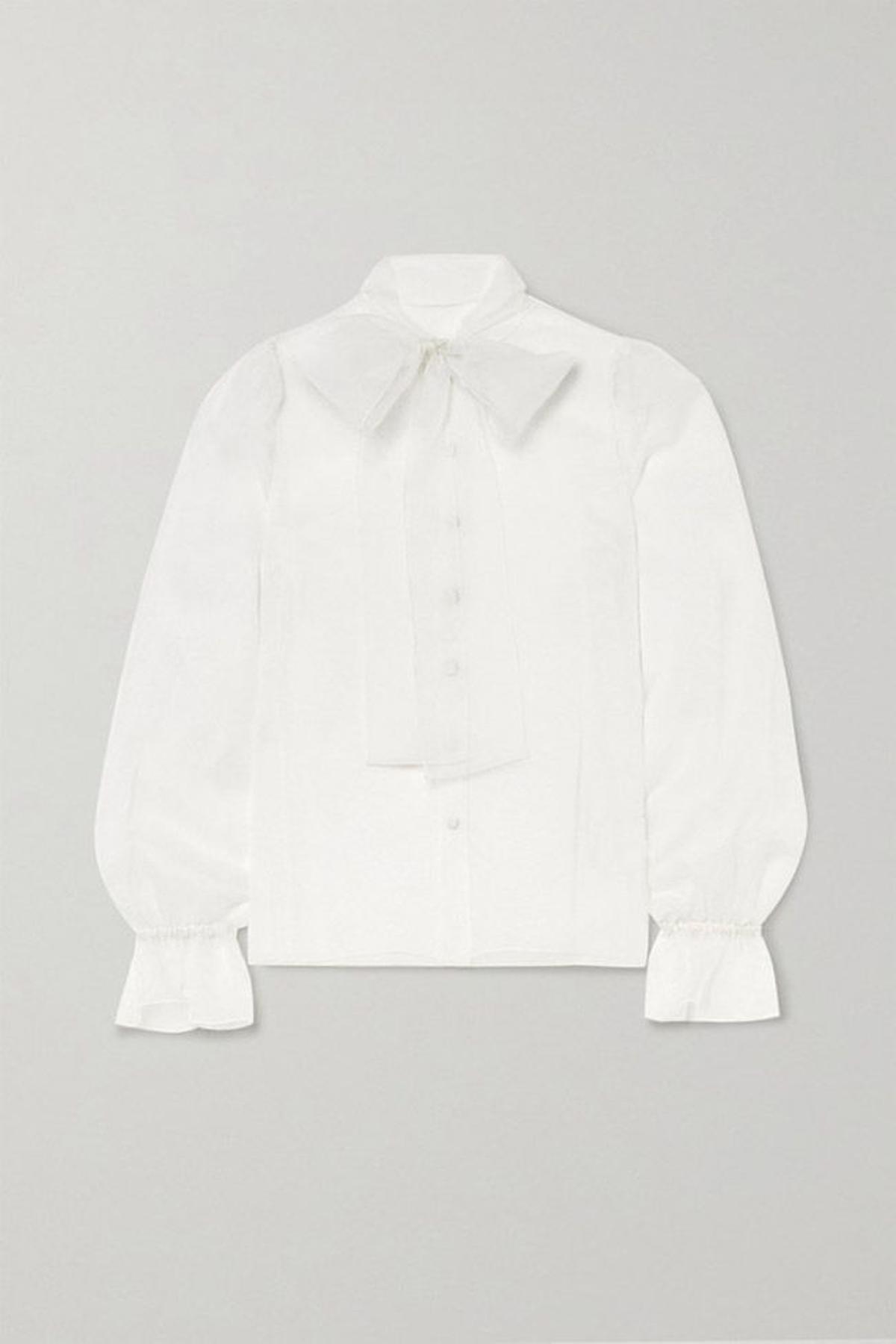 Camisa con lazo, de Dolce & Gabbana