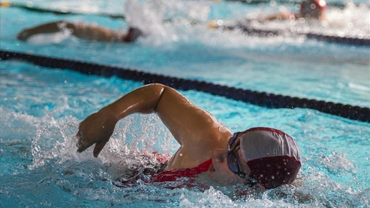 Lluïsa Muñoz, nadadora de los Special Olympics.