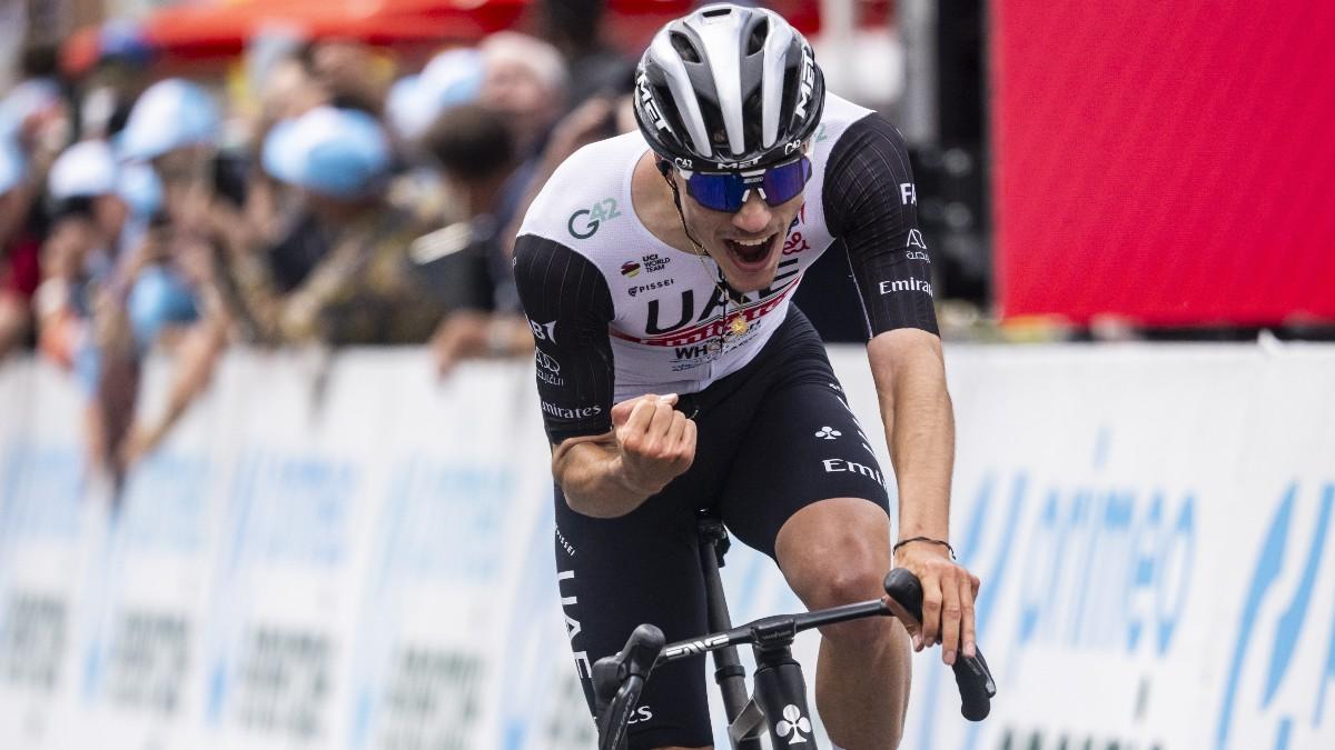 Juan Ayuso, en la quinta jornada de la Vuelta a Suiza
