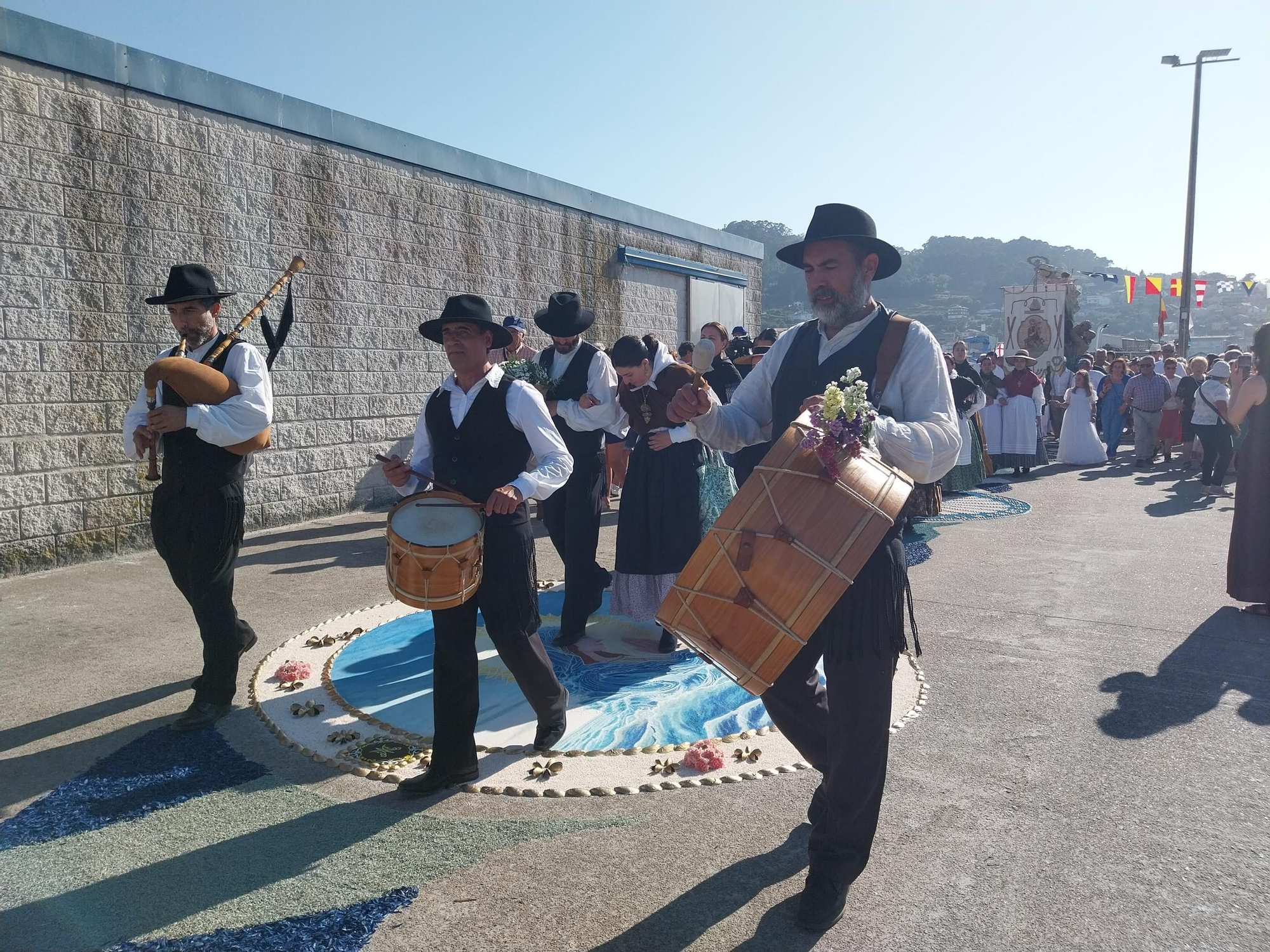 Devoción en Bueu por la Reina de los Mares