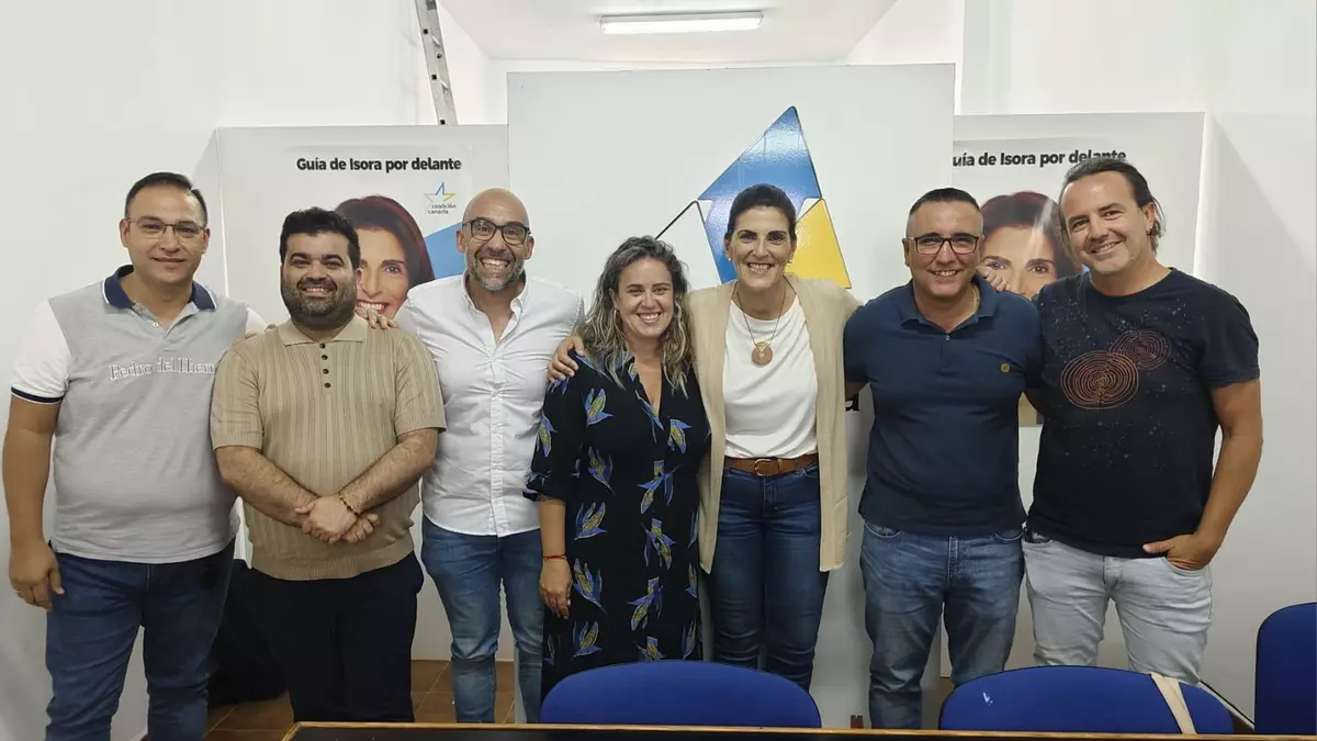 Ana Dorta, reelegida como secretaria general de CC en Guía de Isora