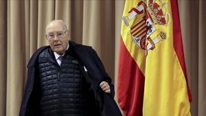 El presidente del Consejo de Estado, José Manuel Romay Beccaria, el pasado 17 de enero en el Congreso de los Diputados. 