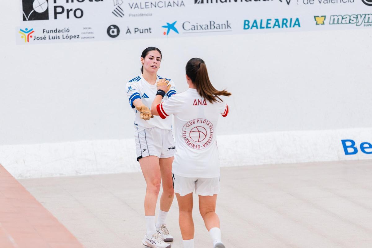 Ana i Mar en les semifinals de Bellreguard.