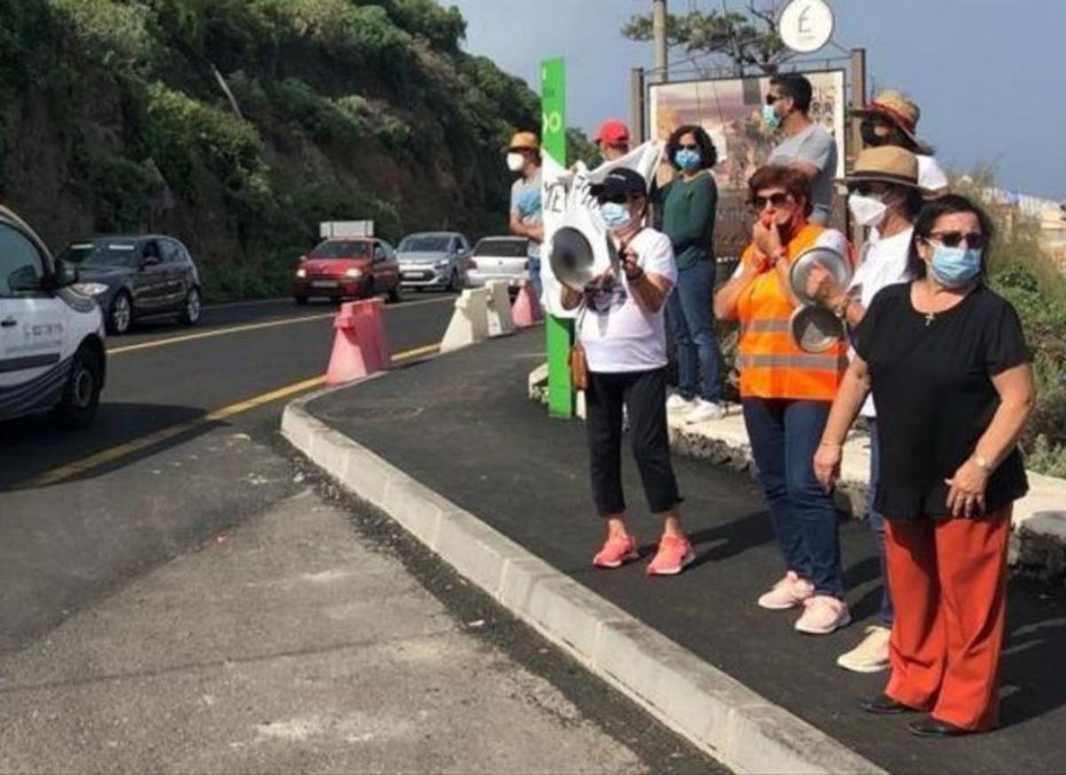 Imagen de archivo de una de las protestas de los vecinos. | | E.D.