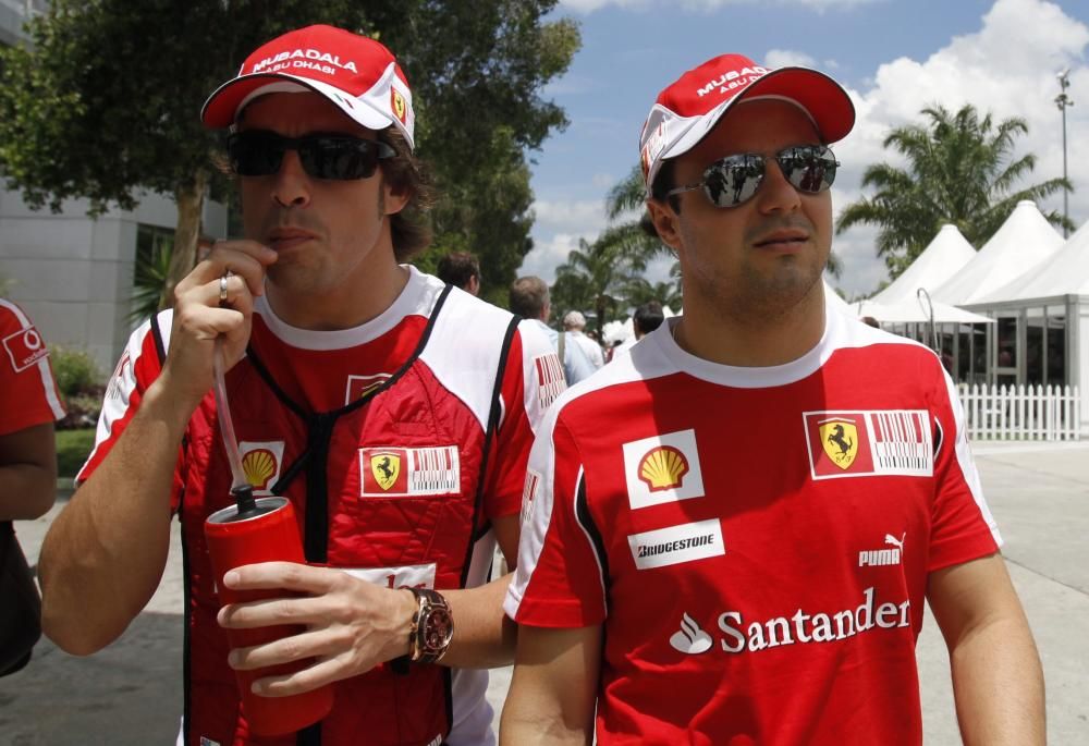 Ferrari Formula One driver Massa of Brazil and ...