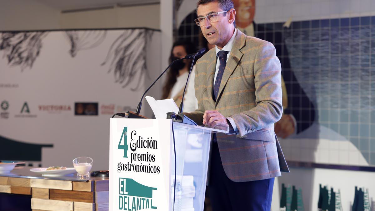 Fernando Fernández Tapia-Ruano durante su intervención en la entrega de Premios El Delantal